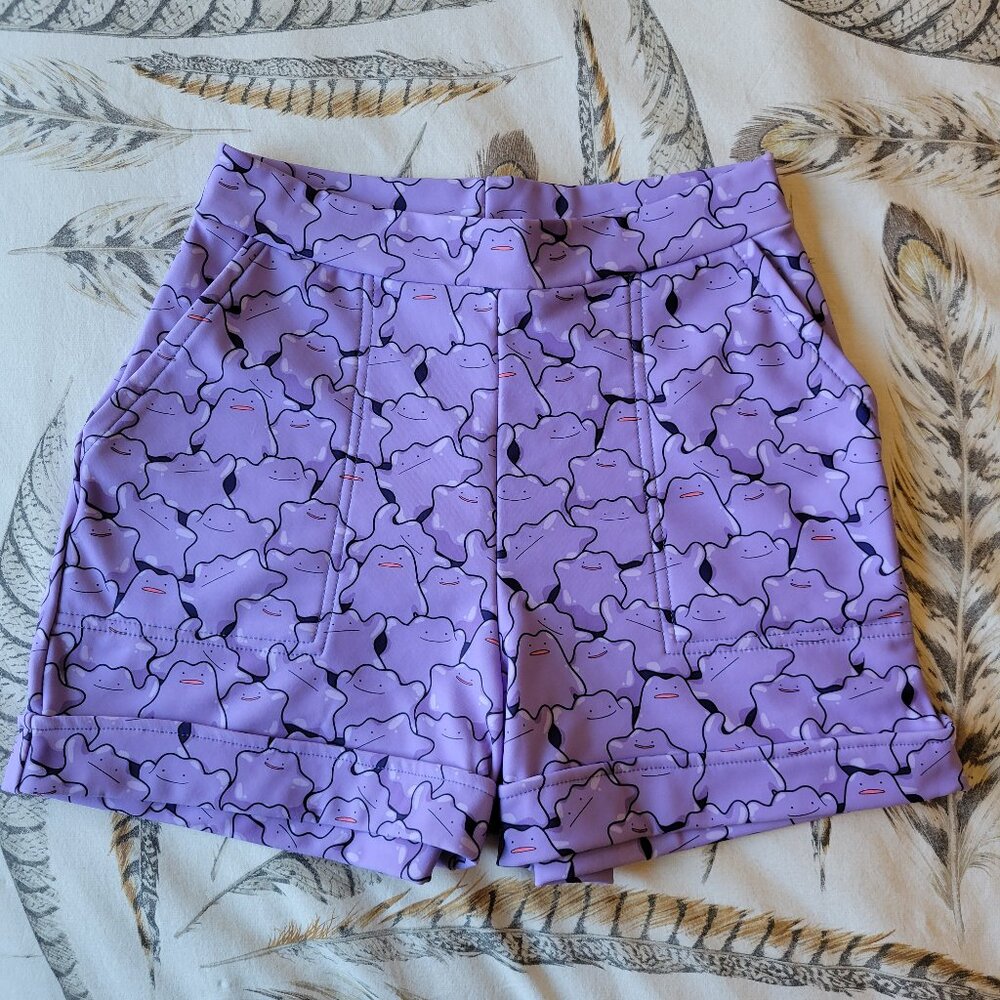 BlackMilk Clothing Pokémon Ditto Cuffed Shorts S